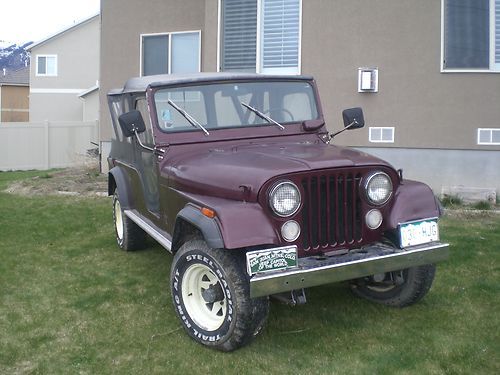 Rare! rust free jeep cj6 304 v8 all original low miles copper poly