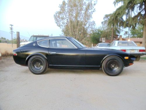Matte black 260z with auto trans, always a california car so almost rust free