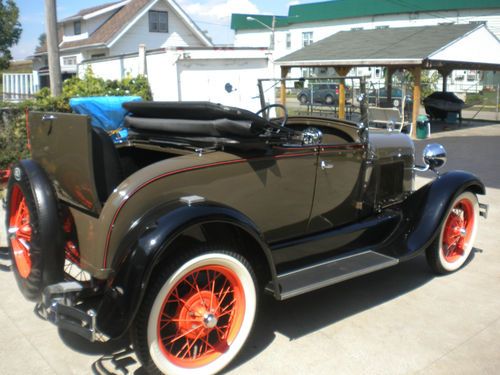 Model a roadster rumble seat convertible