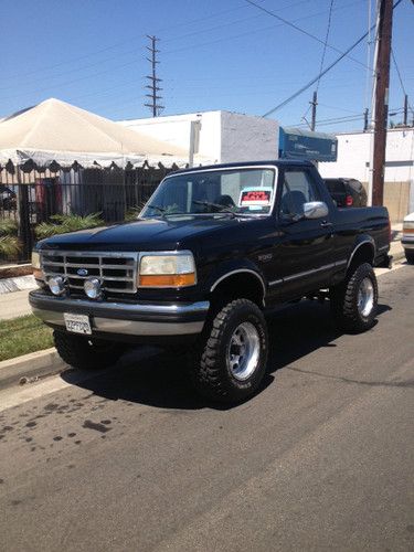 1992 bronco xlt- black - ready for the road