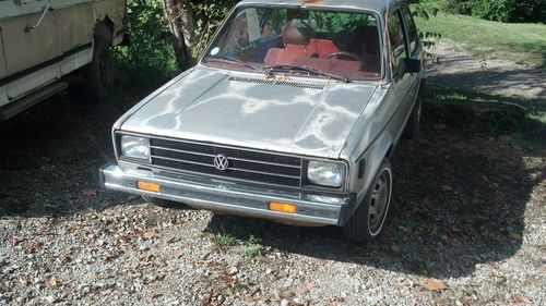 1980 volkswagen vw rabbit diesel 4 speed great body runs and drives project a/c