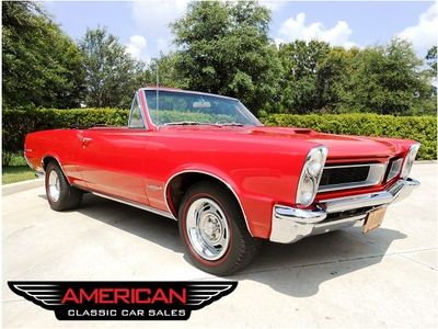 1965 gto convertible 389 tri-power 4 speed frame off magazine cover car phs doc