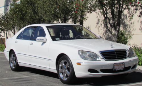 Used 05 mercedes benz s430 sedan navigation leather moon roof power seats clean