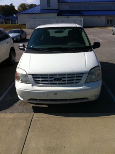 2004 ford freestar s mini passenger van 4-door 3.9l, white, 50,000 miles
