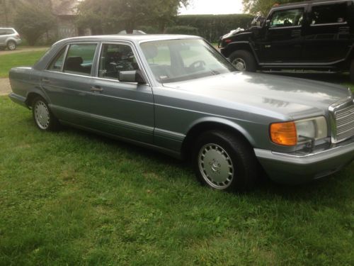 Silver 1987 560sel only 114,000 miles