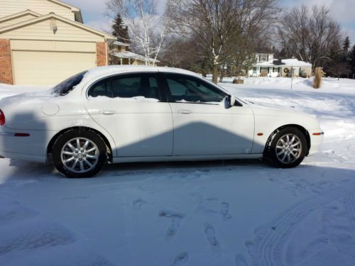 2002 jaguar white s type 105,000 miles with sunroof