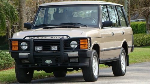 1995 land rover range rover country lwb two owner luxury suv favorable reserve