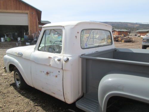 1963 ford f100  &#034;shorty atepside&#034;   292- 4sp.  great truck..