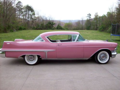 1957 cadillac coupe deville documented dusty rose low miles *always stored*
