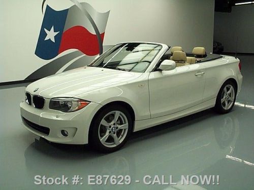 2013 bmw 128i convertible 6-speed heated seats only 12k texas direct auto