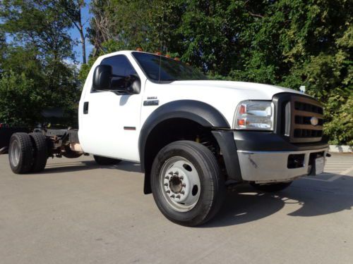 2006 f450 xl diesel 2wd auto o/d chassy dually drives great 1 owner tx like new