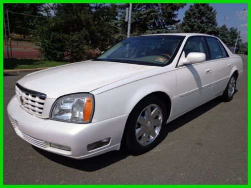 2004 cady deville dts v-8 auto navi sunroof ac/heated leather seats no reserve