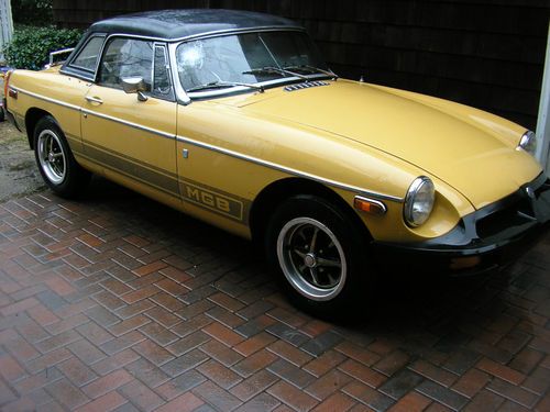 '77 mgb, rust-free, solid, 2-owner history, no reserve, easy restoration project