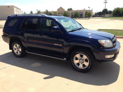 2003 toyota 4runner limited 4wd, dvd, sunroof, very clean