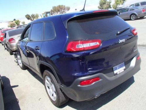 2014 jeep cherokee sport damaged fixable rebuilder repairable salvage must see!