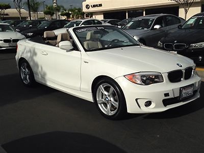 128i 1 series low miles 2 dr convertible 6-speed gasoline 3.0l straight 6 cyl al