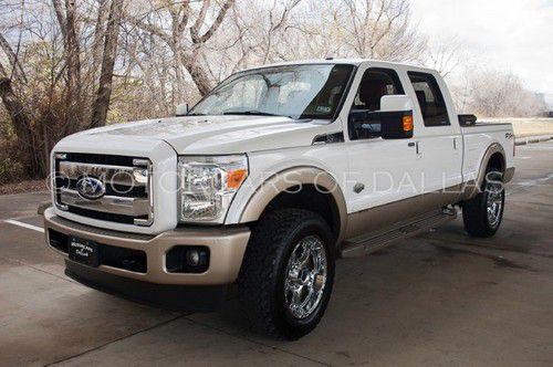 2011 ford f250 king ranch 4x4 diesel 1 owner navigation heated seats rear camera