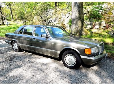 1986 560 sel - always garaged - very well kept - no reserve!!  live video tour