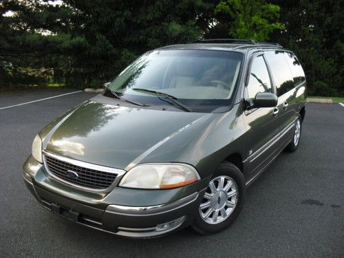 2002 ford windstarsel limited,cd,dvd,leather,all options,loaded,no reserve!!