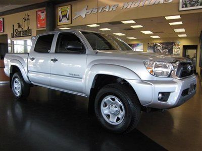 13 toyota tacoma double cab silver back up camera only 3k