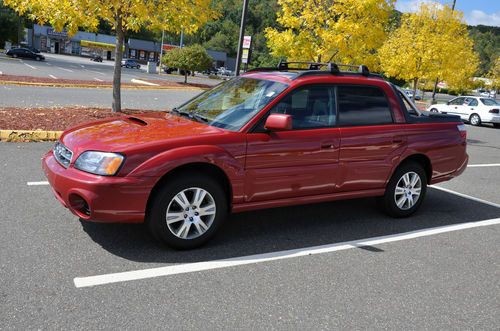 05 subaru baja turbo-charged crew cab pkup awd no reserve one owner clean carfax