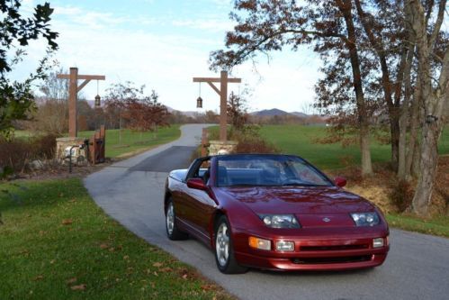 Stunning one owner 1994 nissan 300zx 5-spd convertible in excellent condition