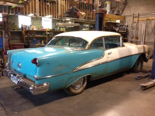 1955 oldsmobile super 88 2dr hardtop with factory a/c