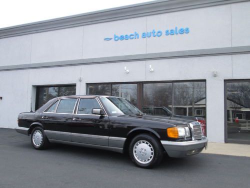 One owner low miles 1987 mercedes-benz 560sel s-class low reserve