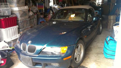 1998 bmw z3 roadster convertible 2-door 1.9l- project: doesn&#039;t run-blown engine