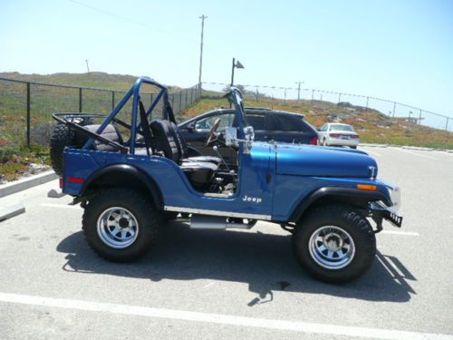 1975 jeep cj5 (304 v8) lifted  w/31&#034; tires &amp; tilt steering