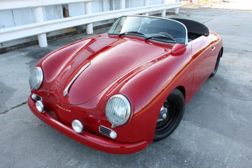 Porsche 356a vintage speedster replica 2k miles loaded with options stunning car