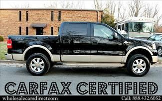 Used ford f 150 crew cab king ranch 4x4 pickup trucks 4wd truck we finance autos