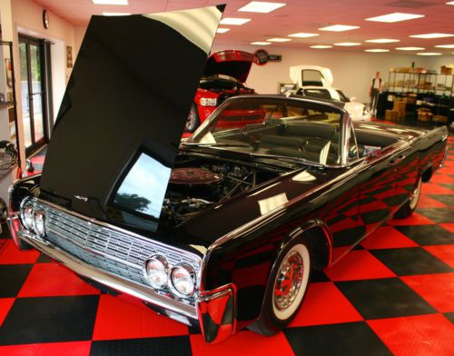 1962 lincoln continental convertible black on black