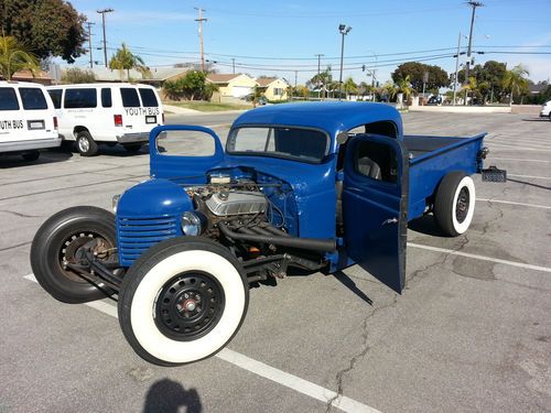 39 dodge rat rod pickup chevy drivetrain with some ford items no expense spared!