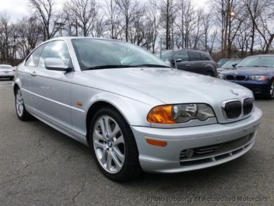 2001 bmw 330ci coupe silver/gray leather,roof,heated seats,automatic,2dr coupe