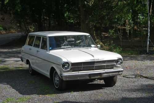 Rarest of all novas!  1962 chevy ii 300 series 3 seat station wagon survivor!