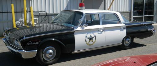 1960 ford fairlane 500 mayberry rfd period correct police interceptor car