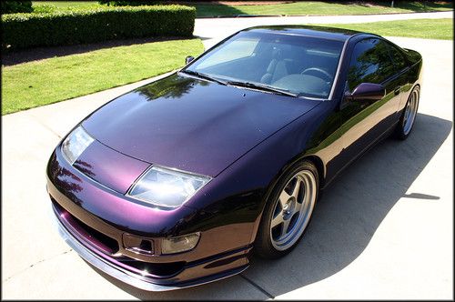 1996 nissan 300zx midnight purple metallic slicktop rarest z32 chassis ever made