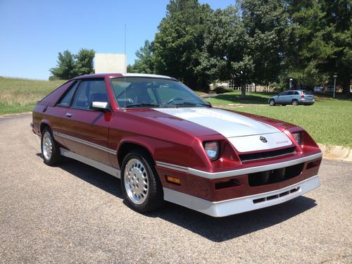 1986 dodge shelby charger turbo five speed