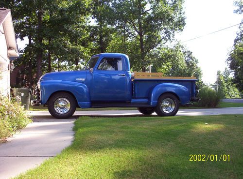 Collector or daily user, this truck is good for both. frame up restoration.