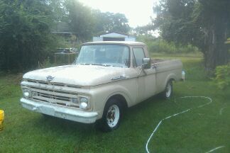 1961 ford f100 unibody pick up truck