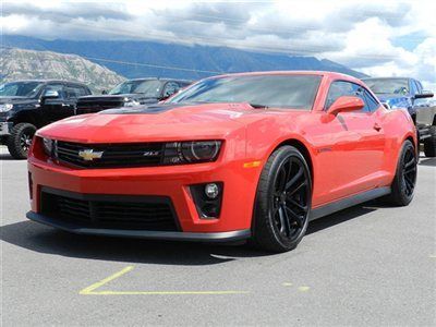 Chevy camaro zl1 corvette motor 6 speed manual leather heads up new low miles
