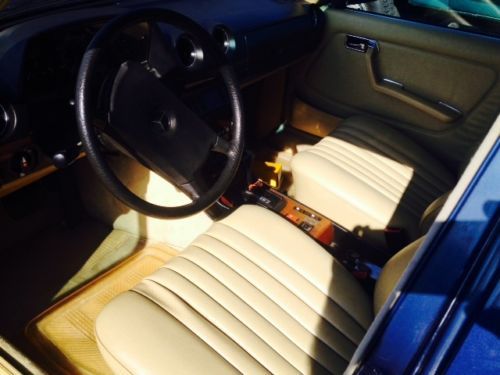 1985 mercedes benz 300td blue with camel interior