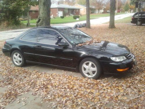Black 1997 acura 3.0cl, 2 door coupe, tinted windows, 149k milage