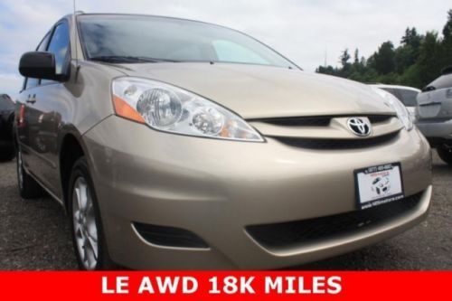 2006 toyota sienna 5dr le awd 18k miles only