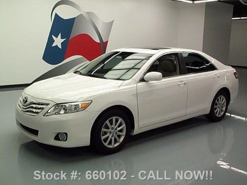2011 toyota camry xle sunroof leather nav rear cam 56k texas direct auto