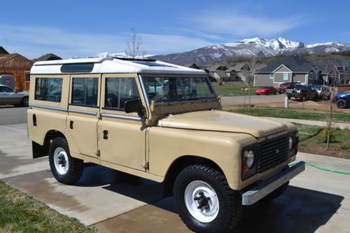 Land rover 109 stage 1 series 3 v8 station wagon extremely rare