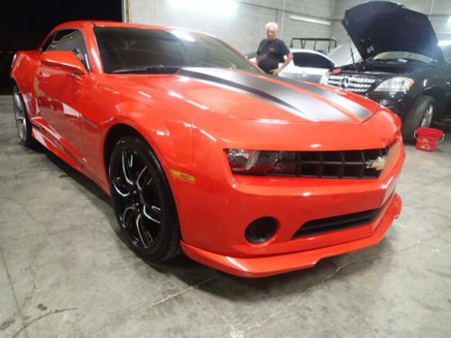 2013 chevrolet camaro coupe, salvage, damaged, runs and drives, wrecked