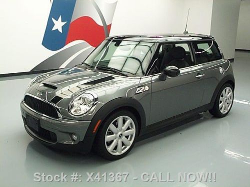2010 mini cooper s 6-speed pano sunroof xenons only 27k texas direct auto