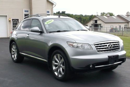 No reserve 07 infiniti fx 35 awd rearview cam awd loaded l@@k video no reserve
